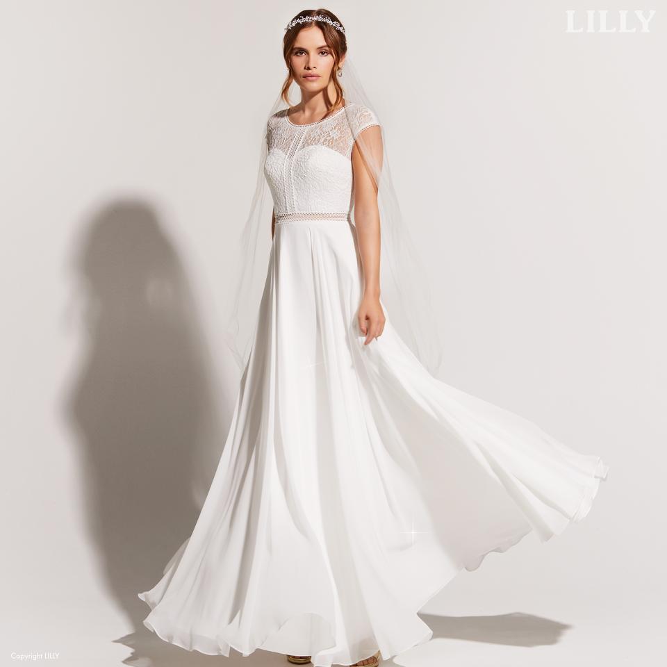 Robe de mariee de LILLY douce er fluide pour marriage